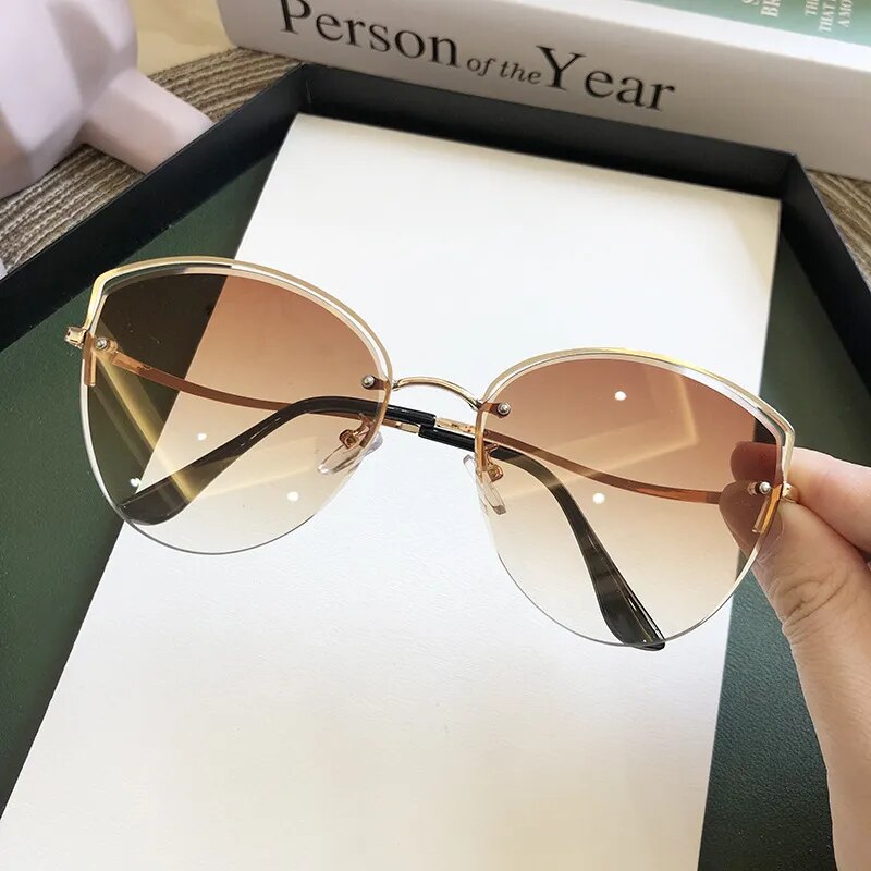 Women's Oval Cat Eye Sunglasses