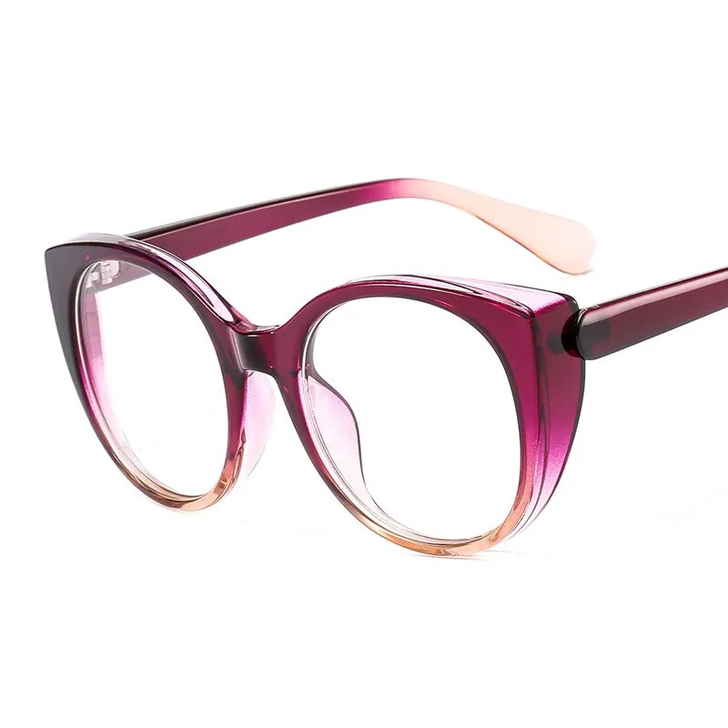 Oversized Cat Eye Optical Glasses