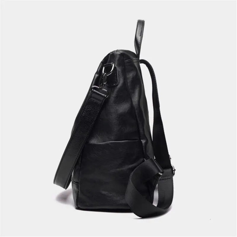 Leather Shoulder Bag Backpack
