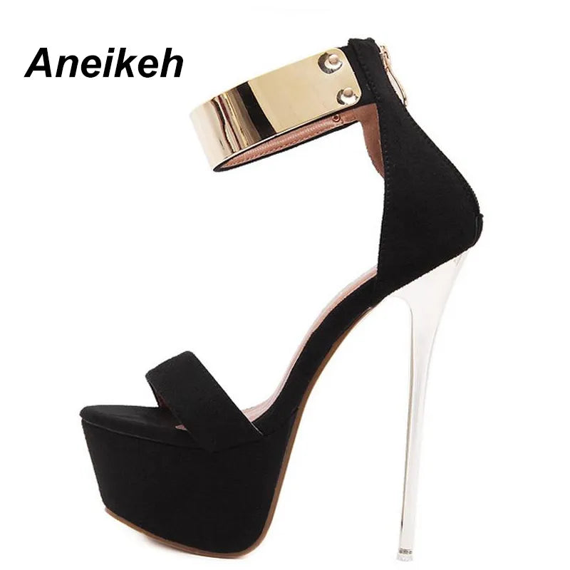 Aneikeh Ankle Strap Heels