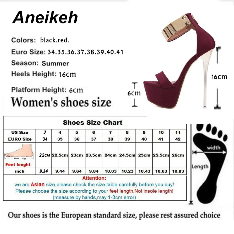 Aneikeh Ankle Strap Heels
