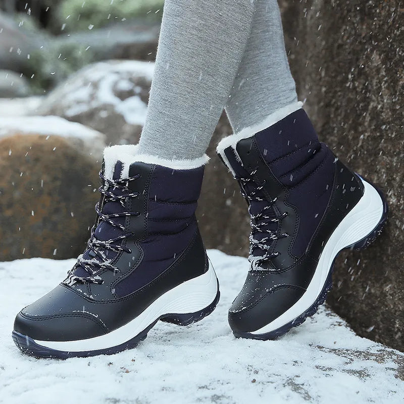 Plush Warm Ankle Waterproof Winter Boots